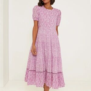 Ro’s Garden Lilac Lorraine Daphne Midi Dress
